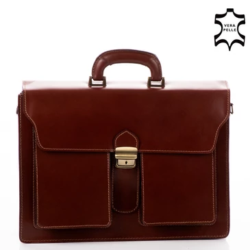 Valódi bőr aktatáska 3 részes 