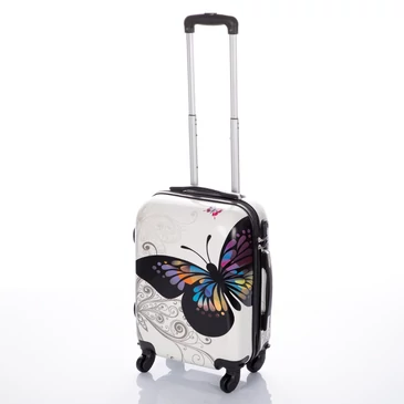 Pillangós bőrönd kabin méret levehető kerékkel