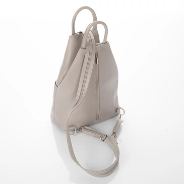 Valódi bőr női hátizsák szürke színben 6925