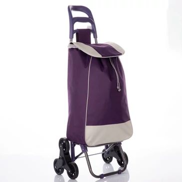 Euroline gurulós lépcsőjáró bevásárlókocsi Lila színben