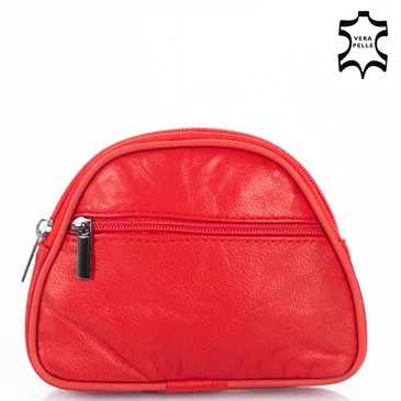 Valódi bőr kulcstartó piros színben 1506 Red