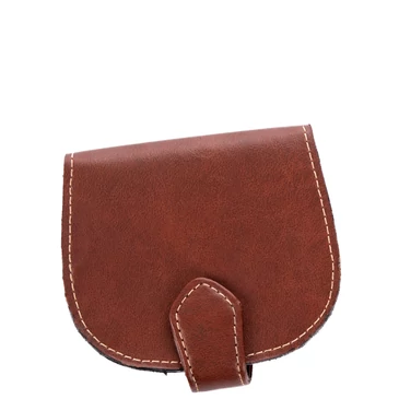 Patkó pénztárca barna színben