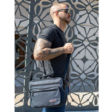 AdventureR Férfi válltáska Szürke színben 