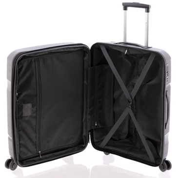 Gladiator Spinner bőrönd M-3811 Rózsaszín ajándék bőröndhuzattal