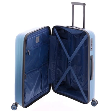 Gladiator bőrönd M-4211 Kék ajándék bőröndhuzattal