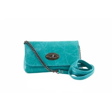 Valódi bőr női táska piros színben