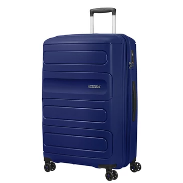 American Tourister Sunside Spinner bővíthető bőrönd 77 cm sötétkék