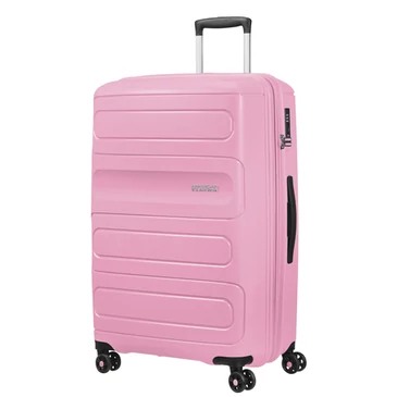 American Tourister Sunside Spinner bővíthető bőrönd 77 cm rózsaszín