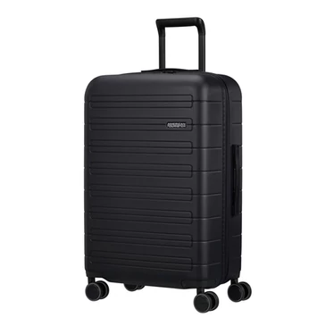 American Tourister Novastream bővíthető Spinner bőrönd 67 fekete