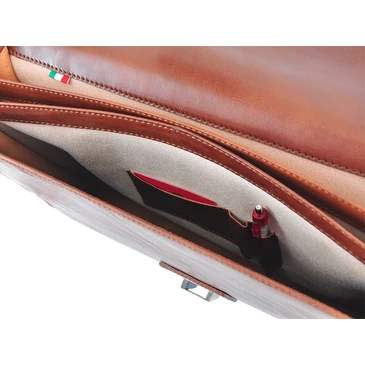 Pierre Cardin valódi bőr aktatáska