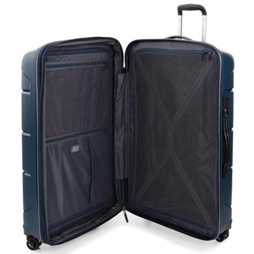 Roncato FLIGHT DLX Spinner Bőrönd R-3461 Piros ajándék bőröndhuzattal