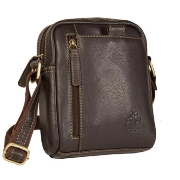 RO-6017 Rosme bőr válltáska barna színben