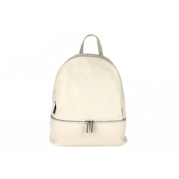 Valódi bőr női hátizsák bézs színben