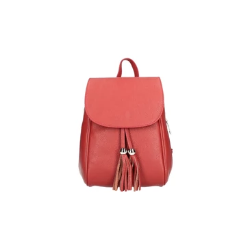 Valódi bőr női hátizsák fekete színben S7165 Black