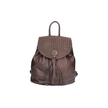 Valódi bőr női Hátizsák Konyak
