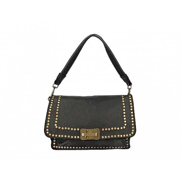 Valódi bőr női Táska Fekete