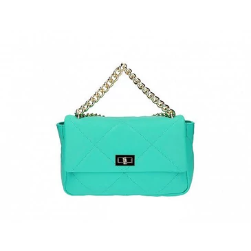 Valódi bőr női Táska ZöldesKék