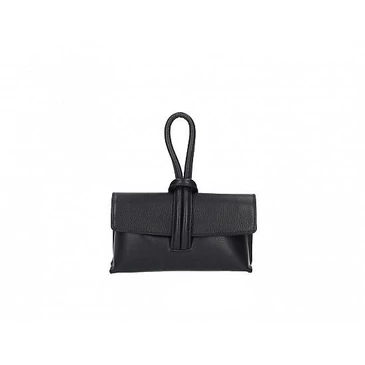 Valódi bőr női Oldaltáska Fekete