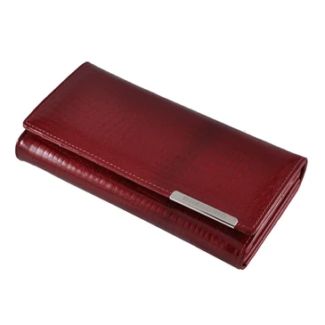 Gregorio lakk bőr női pénztárca piros színben GF106 Red