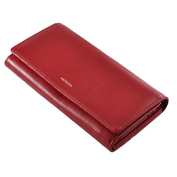 Patrizia valódi bőr női pénztárca piros színben IT106 Red