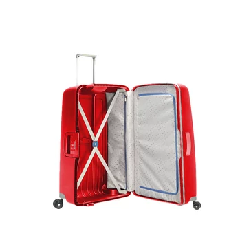 Samsonite S-Cure Spinner bőrönd 81 cm-es ajándék bőröndhuzattal