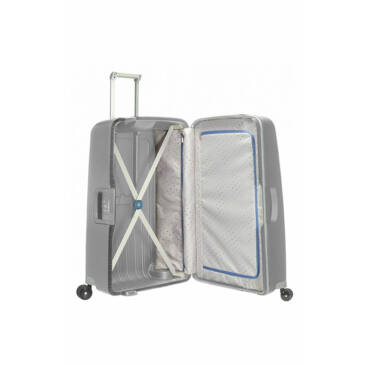 Samsonite S-Cure Spinner bőrönd 75 cm-es ajándék bőröndhuzattal