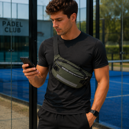 Rhino Bag professional vízhatlan övtáska sötétzöld színben 1100-6 grey