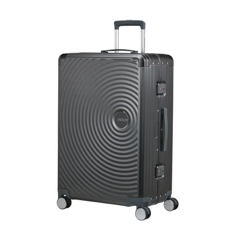 American Tourister SOUNDBOX ALU SPINNER 77/28 TSA BRUSHED ANTHRACITE