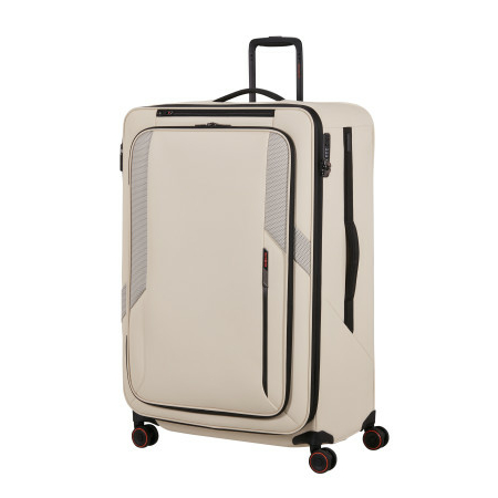 Samsonite GLAZED Bővíthető  Spinner bőrönd 84/32 EXP SANDSTONE