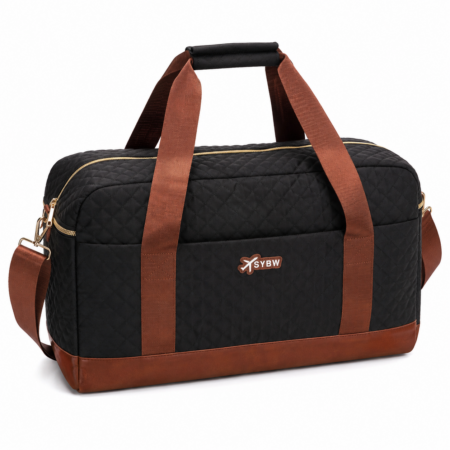 SYBW Steppelt Sporttáska / Utazótáska 40×25×20 cm – Black Brown