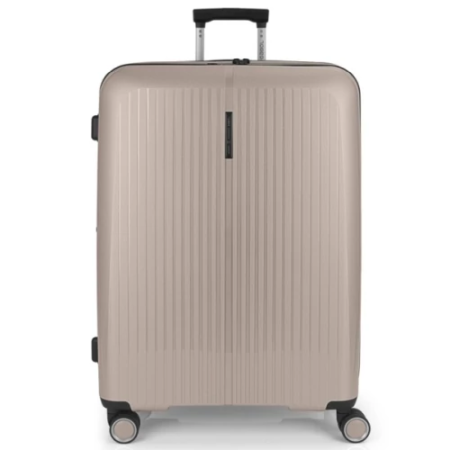 Gabol Brooklyn 4-kerekes bővíthető bőrönd Bézs színben 75 cm GA-1239L