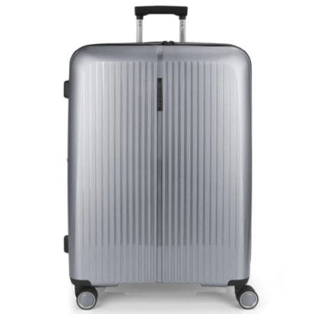 Gabol Brooklyn 4-kerekes bővíthető bőrönd Ezüst színben 75 cm GA-1239L