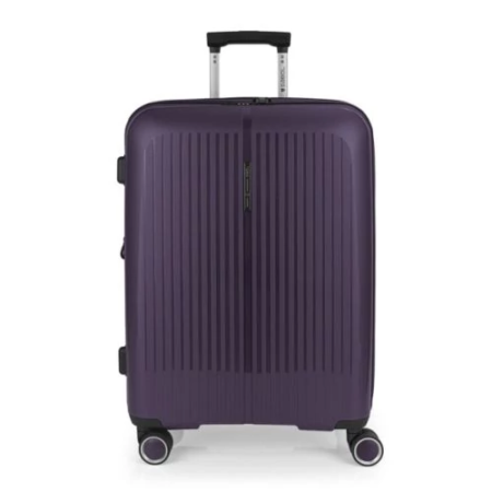 Gabol Brooklyn 4-kerekes bővíthető bőrönd Lila színben 65 cm GA-1239M