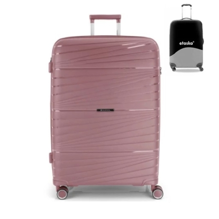 Gabol bőrönd nagy méret GA-1220L Rose ajándék bőröndhuzattal