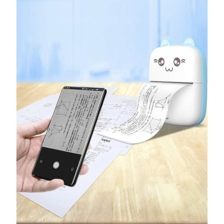 bluetooth Mini hordozható  fotónyomtató + 11 TEKERCS