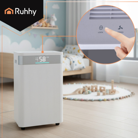 Nagyteljesítményű páramentesítő 20L/24h páramentesítő WiFi-vel, 4,3 literes tartály