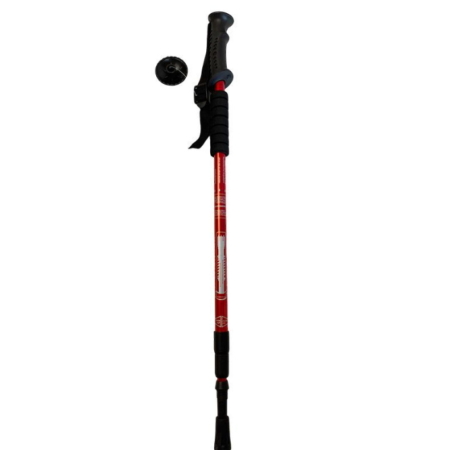 2 db-os párnázott, piros túrabot – nordic walking
