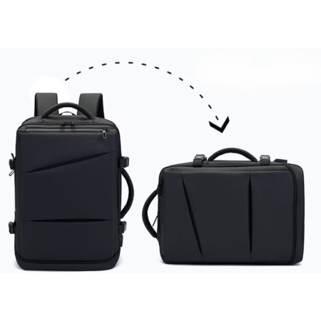 Fedélzeti Laptophátizsák kabinméretű / bővíthető / USB töltővel 40 x 30 x 20 cm