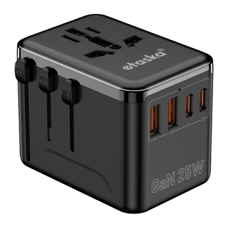 Utazási kiegészítők Világ adapter USB Töltővel OL-A01-PQ25