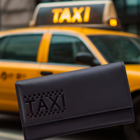 Valódi bőr taxis brifkó pénztárca pénztárca