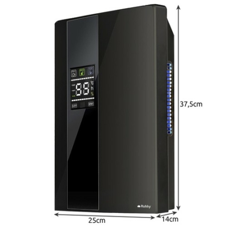 1,5 literes elektromos páramentesítő és légtisztító – 65W – fekete