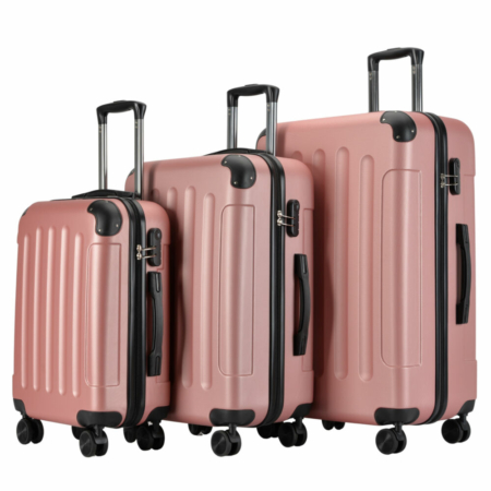 BONTOUR VERTICAL 4 Kerekes Bőrönd Szett Rosegold