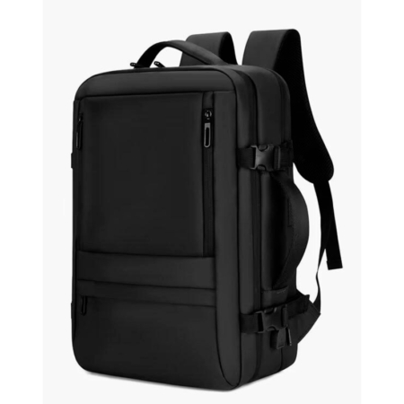 Kabin méretű laptophátizsák USB csatlakozóval / bővíthető