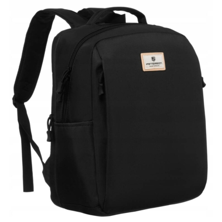 Laptoptartós városi hátizsák Fekete színben