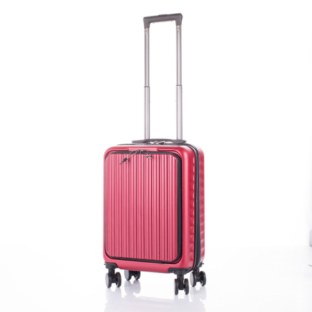 Kabin méretű bőrönd laptoptartóval TSA zárral 55 x 35 x 23 cm pohártartó résszel