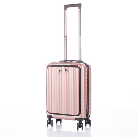 Kabin méretű bőrönd laptoptartóval TSA zárral 55 x 35 x 23 cm pohártartó résszel