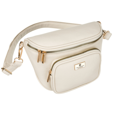 Peterson Crossbody női oldaltáska világos bézs színben