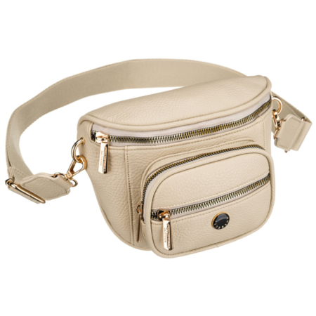 Peterson Crossbody női oldaltáska bézs színben