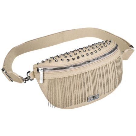 Peterson Crossbody női oldaltáska bézs színben