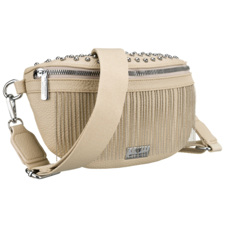 Peterson Crossbody női oldaltáska bézs színben